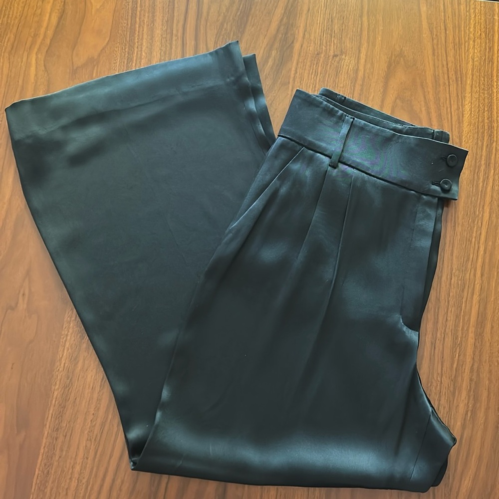Escada Wide Leg Silk Pants size 10